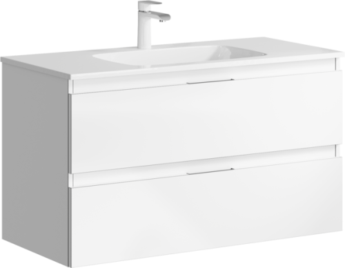 Тумба с умывальником AQWELLA Accent 97,5 Белый ACC0110W